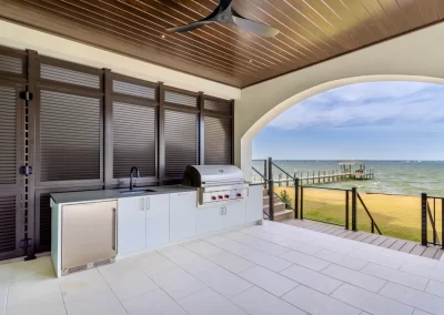 Peninsula Place, outdoor kitchen