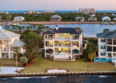 Island Paradise, back of the home