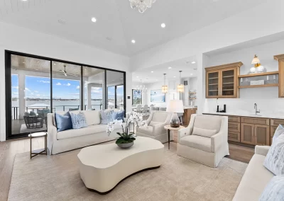 Baywatch, living space with wet bar