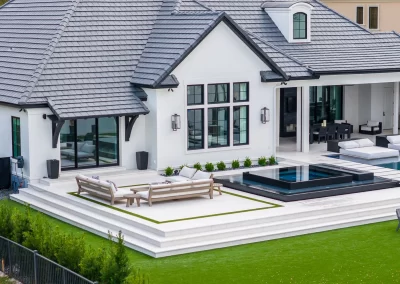 Reflections, outdoor seating