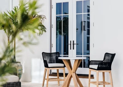 Bella Vista, table and chairs