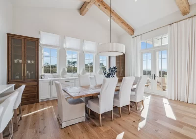 Bella Vista, dining room table