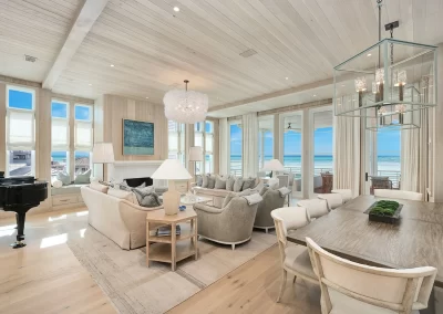 Living room and Dining room